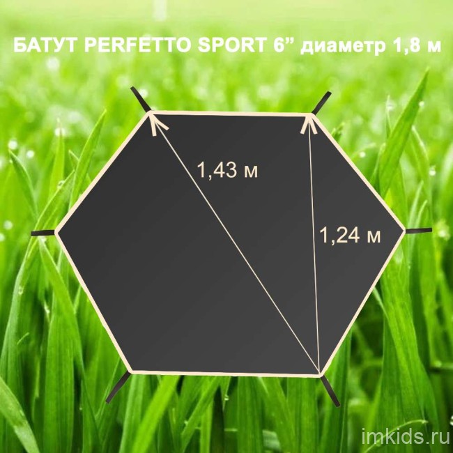 Солнцезащитный тент для батута (выбор размера)