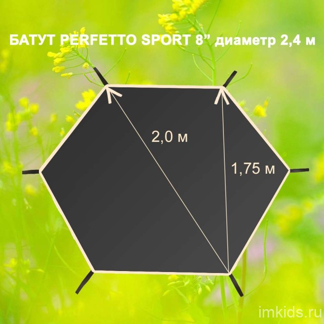 Солнцезащитный тент для батута (выбор размера)