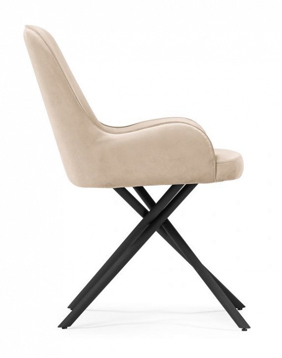 Стул Галтер (черный  бежевый MR-26 530x560x820)