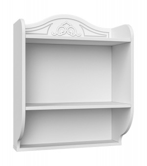 Полка навесная Ассоль АС-15 (белое дерево   600x260x745)