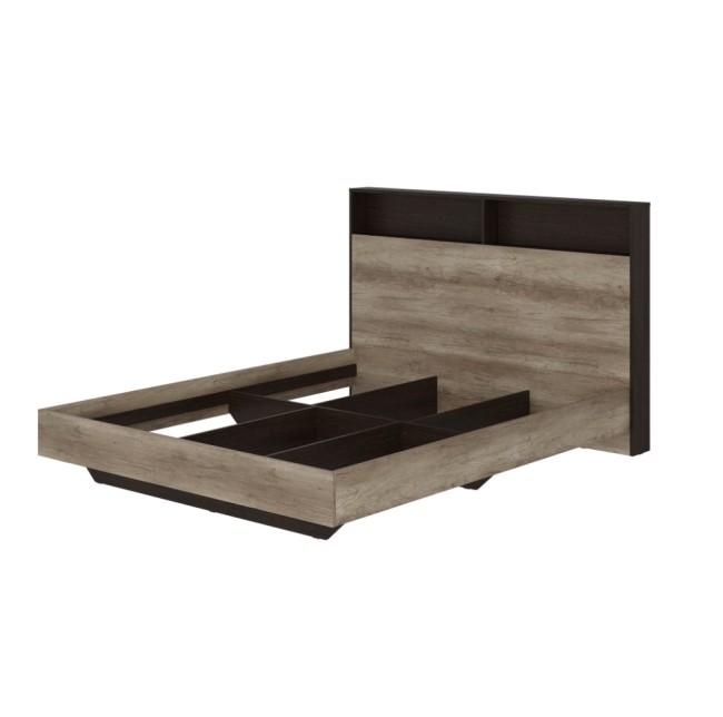 Кровать  "Энигма" КР-16 дуб каньон/венге