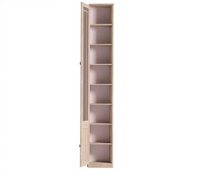 Шкаф книжный Sherlock 34 левый, дуб сонома