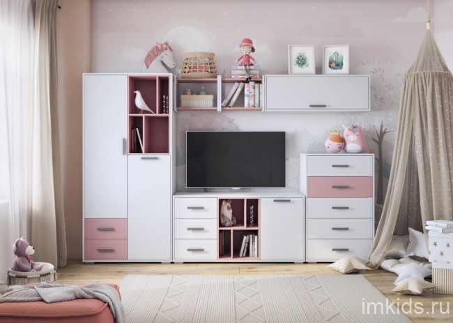 Тумба универсальная с полками Лило