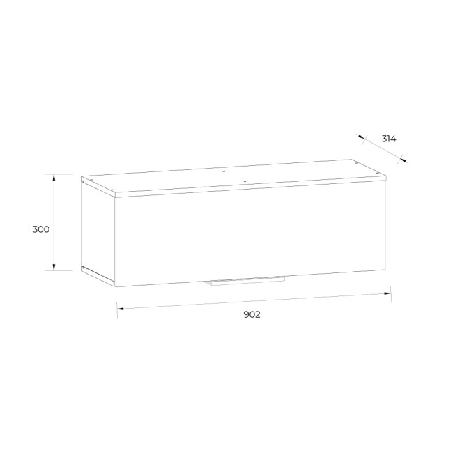 Шкаф настенный Тоскана