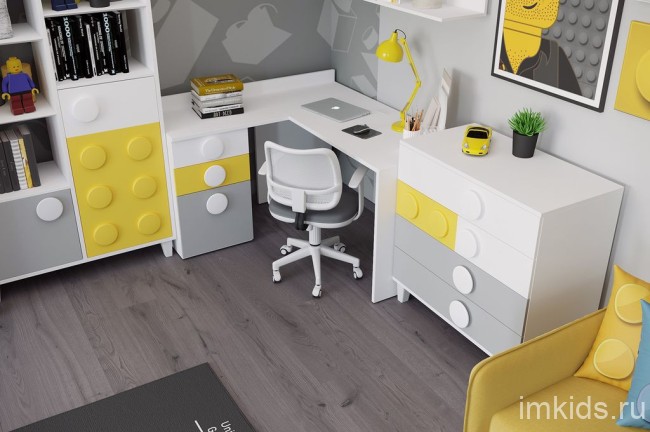 FUN-BOX Стол письменный с угловым модулем