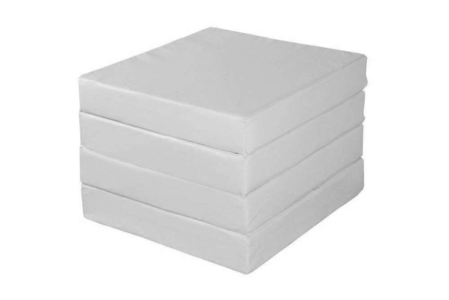 Мат № 11 (100 х 100 х 10) складной 4 сложения "KMSsport" пастель