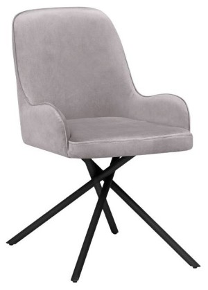 Стул Галтер (черный  серый MR-28 530x560x820)