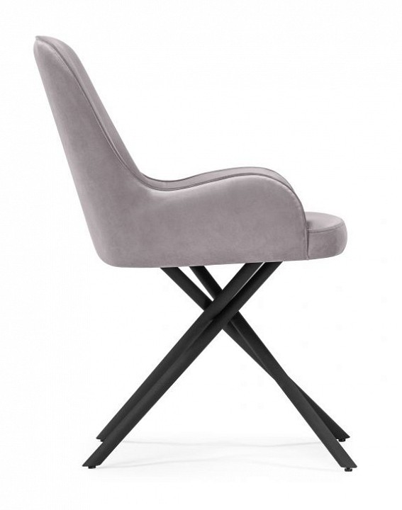 Стул Галтер (черный  серый MR-28 530x560x820)