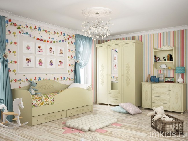 Полка навесная Ассоль плюс АС-15 (ваниль   600х260х745)