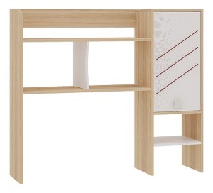 Надстройка Энерджи (дуб сонома белый  1198x304x1050)