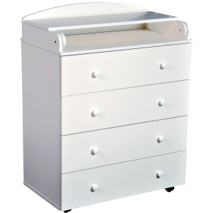 Пеленальный комод Victoria 804 (ЛДСП, 4 ящика)