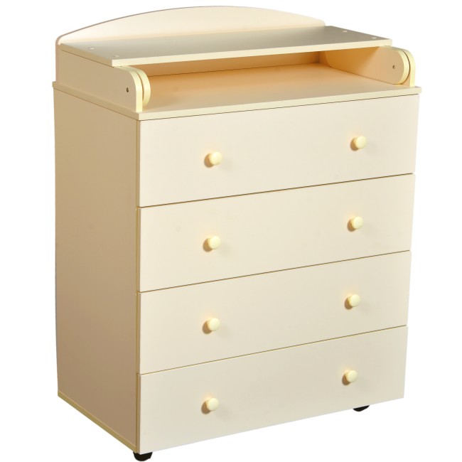 Пеленальный комод Victoria 804 (ЛДСП, 4 ящика)