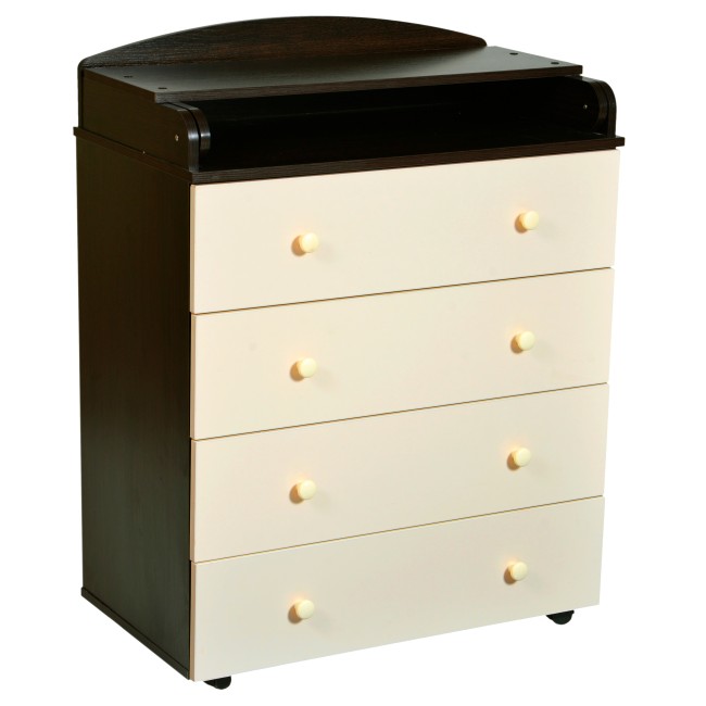 Пеленальный комод Victoria 804 (ЛДСП, 4 ящика)