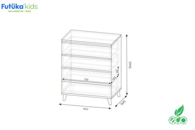 Комод Futuka Kids LX 14