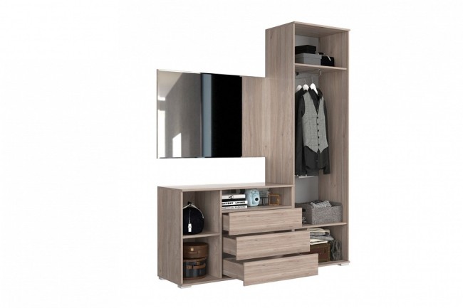 Набор для прихожей Лайк КП9 (дуб мария дуб мария, какао  )