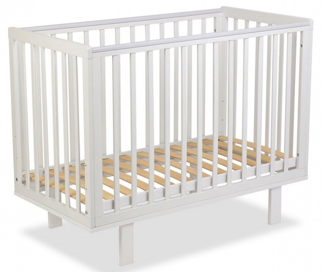 Кроватка Polini kids Simple 340 (белый   1250x640x980)