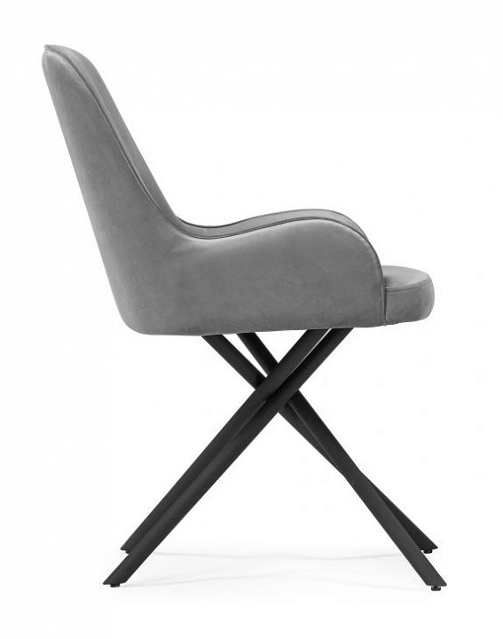 Стул Галтер (черный  серый MR-11 530x560x820)