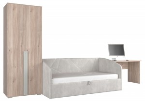 Гарнитур для детской Лайк К125 (дуб мария галька, дуб мария галька )