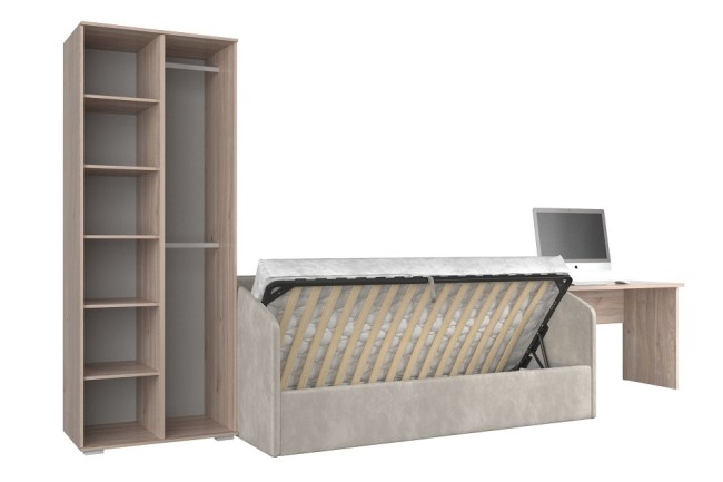 Гарнитур для детской Лайк К125 (дуб мария галька, дуб мария галька )