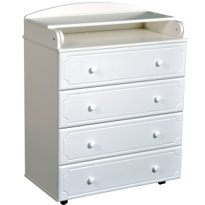 Пеленальный комод Victoria 804 (МДФ, 4 ящика)