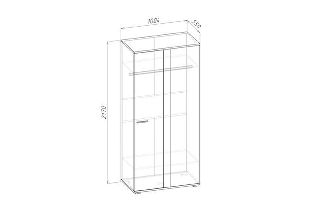 МОНО Шкаф угловой ШУ