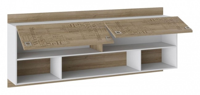 Полка комбинированная Оксфорд ТД-139.12.21 (белый, ривьера ривьера  2044x366x826)