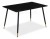 Стол обеденный Bianka 120 (черный   1200x800x750)