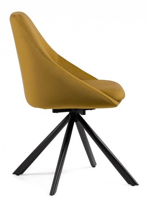 Стул Окленд (черный  горчичный confetti chai tea 510x550x830)