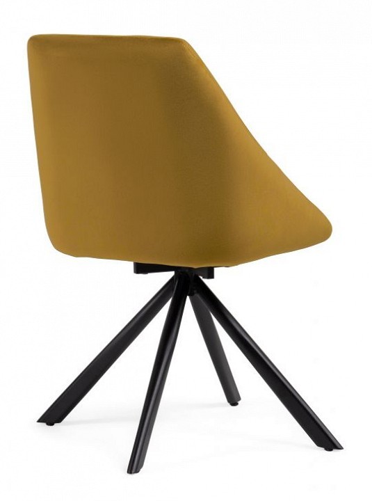 Стул Окленд (черный  горчичный confetti chai tea 510x550x830)