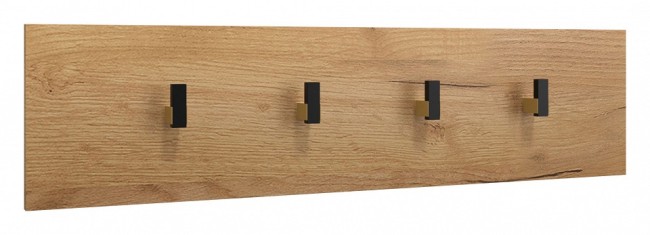 Вешалка настенная Агата АТ-5 (дуб крафт золотой   800x16x200)