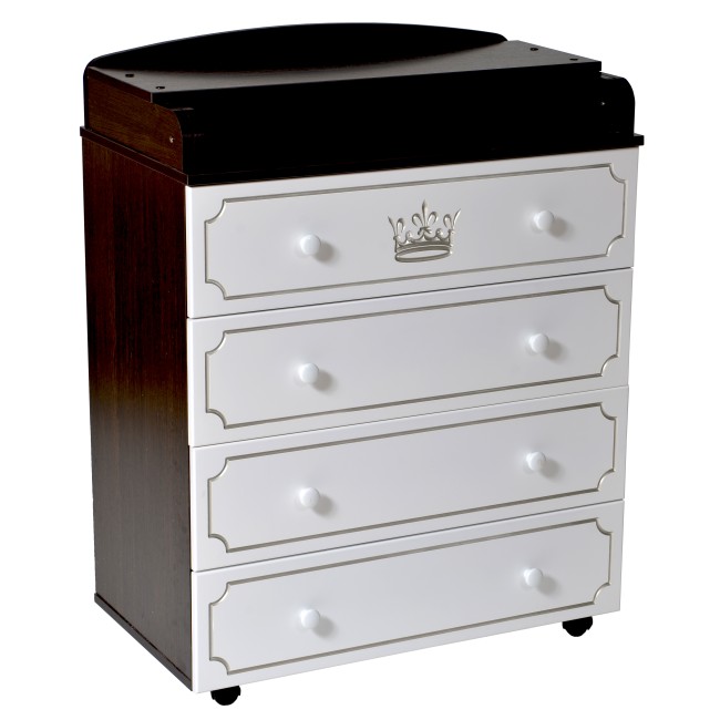 Пеленальный комод Victoria 804 (МДФ , рисунок CROWN)