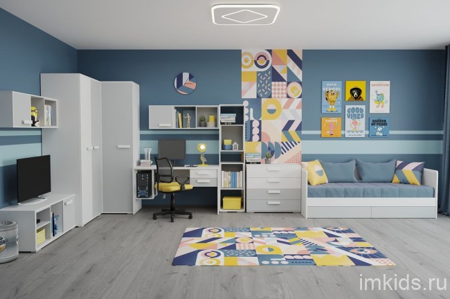 МОНО Стол письменный 1400 с ящиками