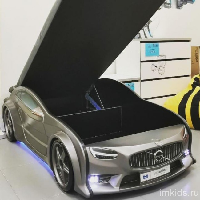 Кровать-машина NEO "Графит" с подъемным матрасом (Эксклюзив! максимальная комплектация)