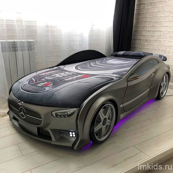 Кровать-машина NEO "Графит" с подъемным матрасом (Эксклюзив! максимальная комплектация)