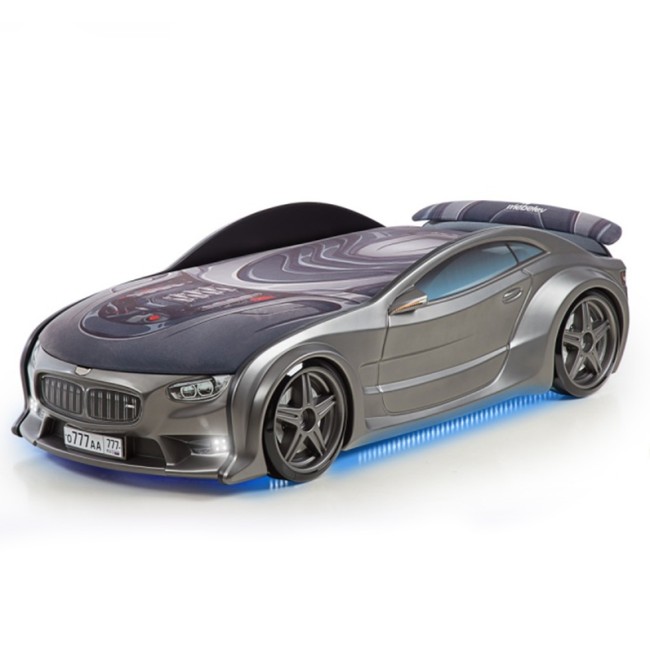 Кровать-машина NEO "Графит" с подъемным матрасом (Эксклюзив! максимальная комплектация)