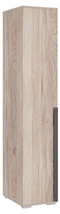 Шкаф платяной Лайк 01.01 (дуб мария графит, дуб мария  400x550x2100)