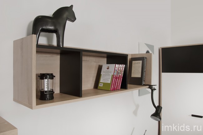 Навесная полка "Либерти Блэк"