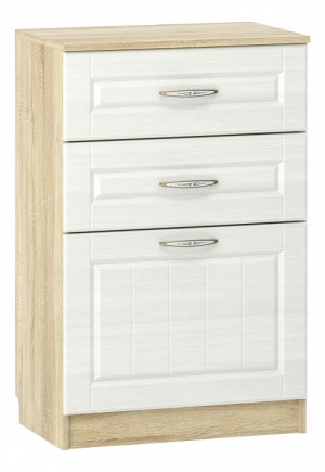 Тумба для обуви Оливия НМ 040.45 (дуб сонома дерево белое  602x380x928)