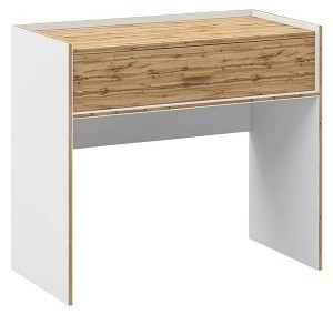 Стол письменный Сканди (белый, дуб вотан дуб вотан  900x400x790)