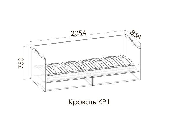 ЛАМБО Кровать КР1