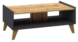 Стол журнальный Сканди (графит, дуб вотан   1080x600x440)