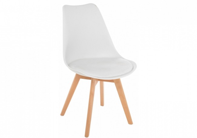 Стул Bonus (белый, натуральный белый 490x570x820) Стул Bonus (белый, натуральный белый 490x570x820)