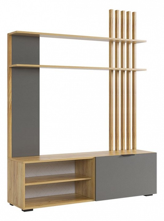 Набор для гостиной Бери К2 (дуб крафт золотой графит  )