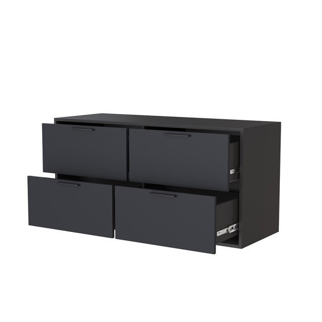 Комод Феникс, графит/маус софт