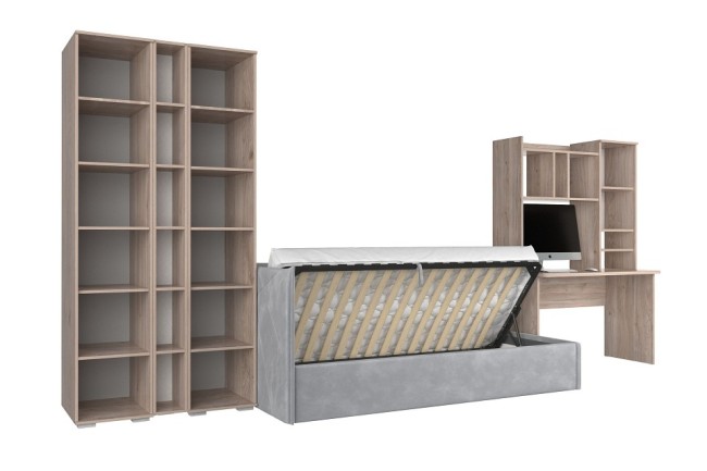 Гарнитур для детской Лайк К140 (дуб мария горчица, дуб мария медовый )