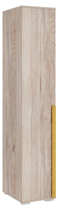 Шкаф платяной Лайк 01.01 (дуб мария горчица, дуб мария  400x550x2100)