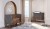 Кроватка Porto 1300 (графит, дуб крафт   1292x654x955)