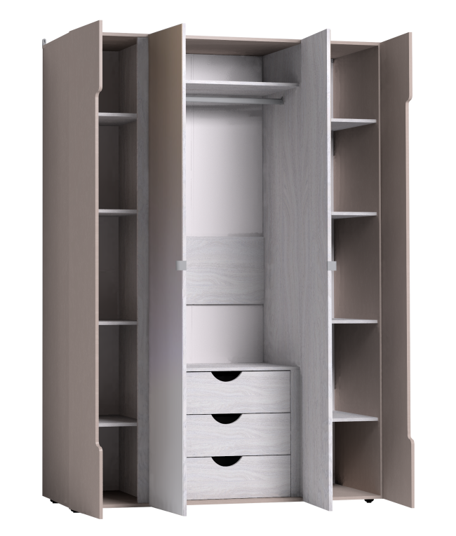 Шкаф для одежды и белья Brownie 777