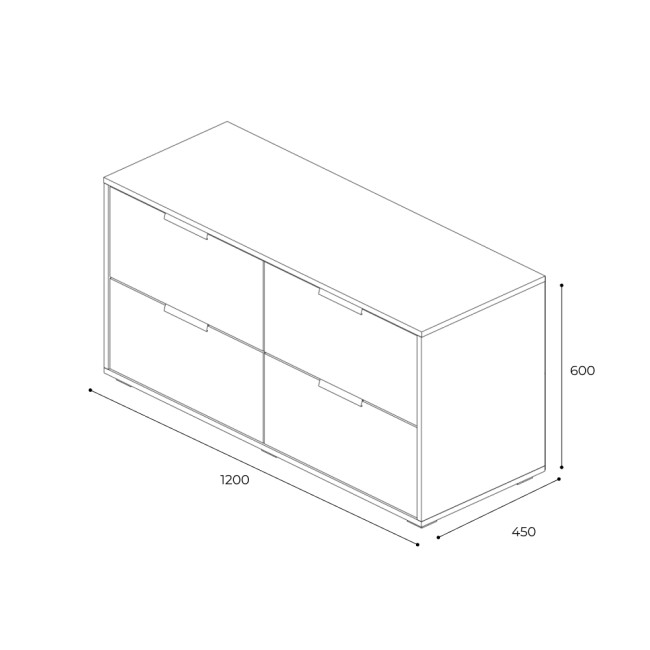 Комод Феникс, кашемир