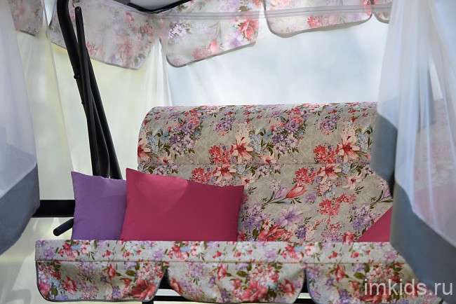 Качели садовые OLSA "Турин Премиум FLOWER"